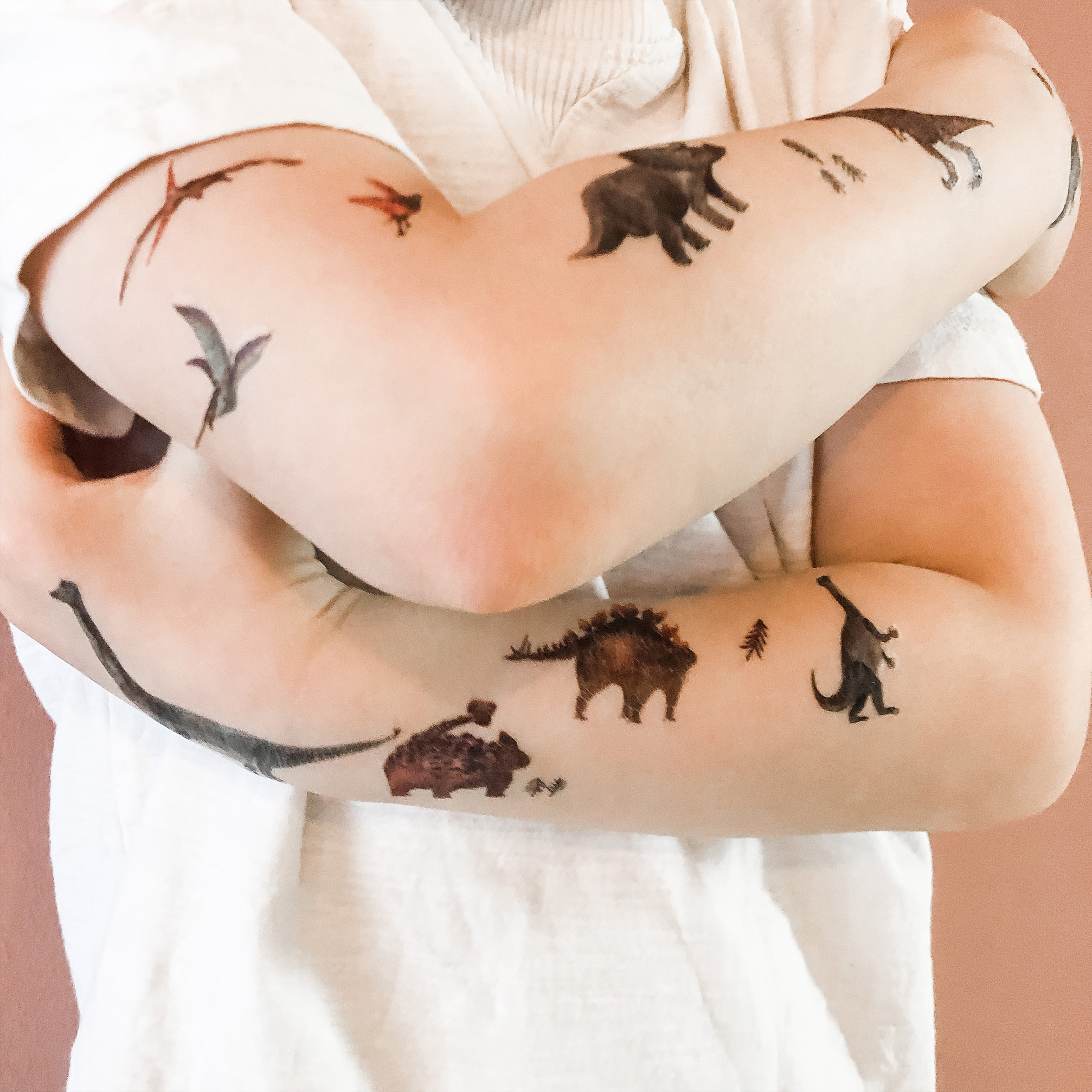 dinosaurs-dinosaurier-kinderarme-halfbird-mona-kindertattoos-tattoos-vegan-nuukk