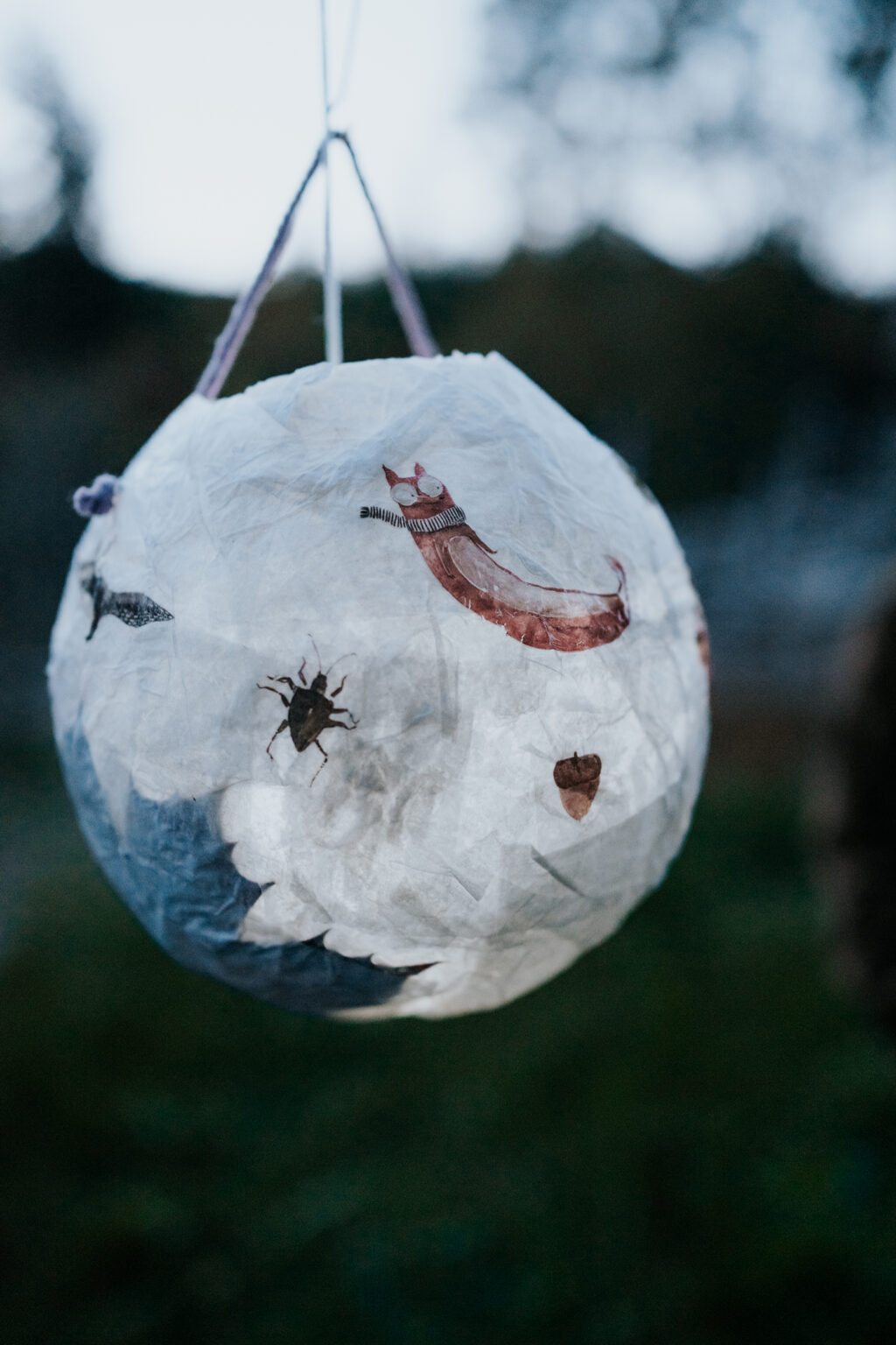 Laternen Basteln Luftballon