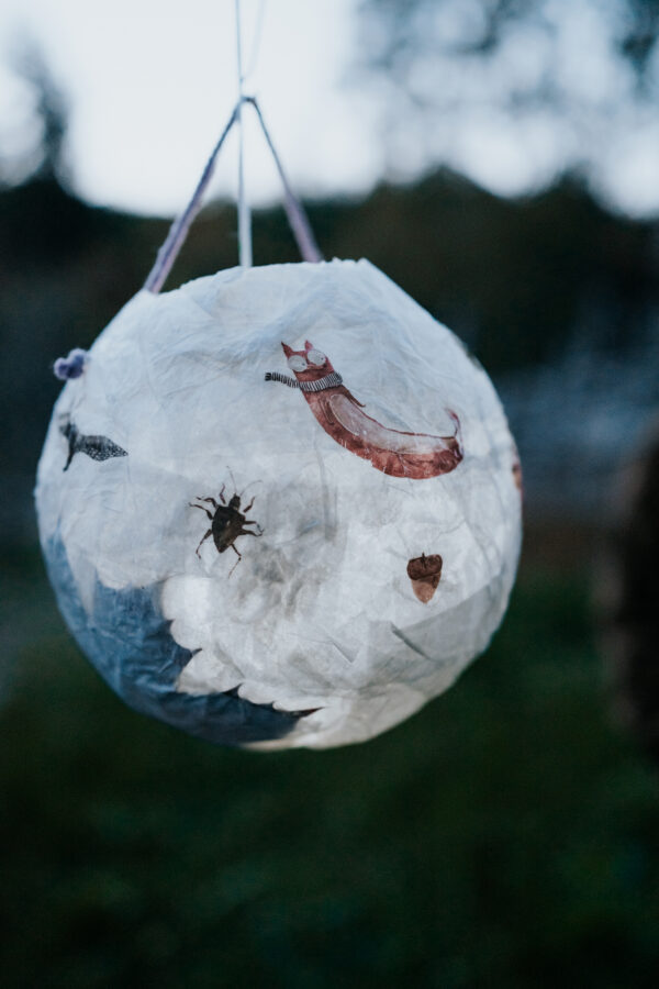 Laterne Basteln Aus Luftballon