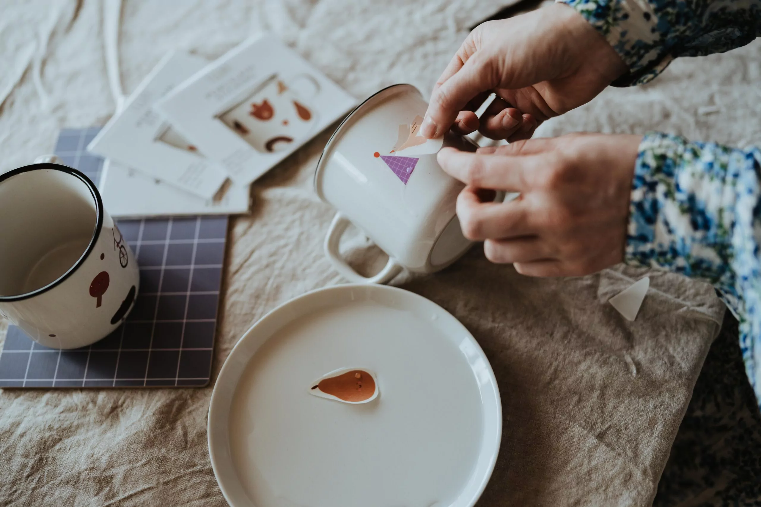 Porzellansticker “Augen" – Bild 4