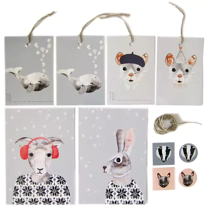 Animals_Stationary_Set_nuukk_XS_29d95e7d-b4cd-4f2e-a613-263197c23e42 Tiere Set (22-teilig) โ Bild 1