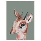 nuukk Postkarte aus Holzschliffpappe “Antilope”