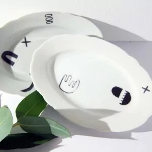 Brush Strokes Porcelain Stickers nuukk XS ab786f16 b1fa 47ba 95e1 03c94868c25a 2