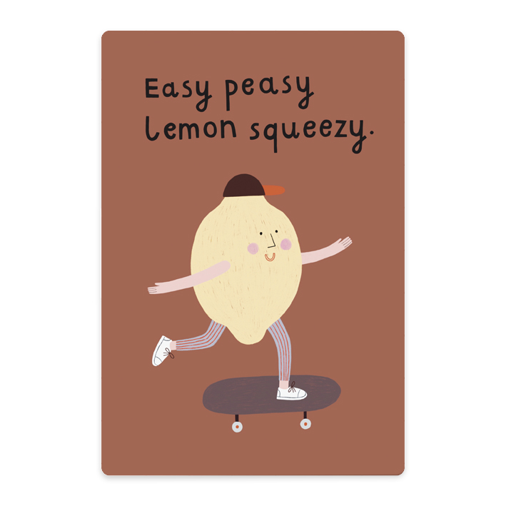 nuukk Frühstücksbrettchen “Easy Peasy Lemon Squeezy”