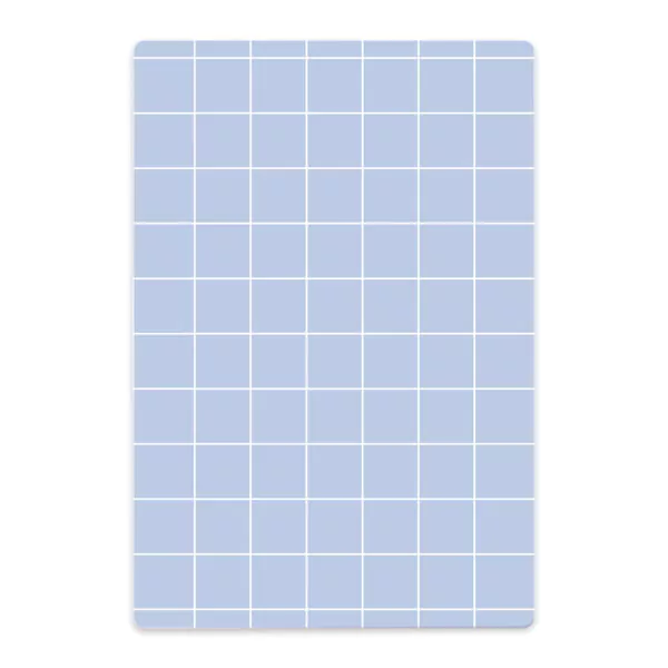 Schneidebrettchen mit Grid-Muster, lila weiß kariert, Frühstücksbrettchen, Flieder, laminiertes Birkenfurnier