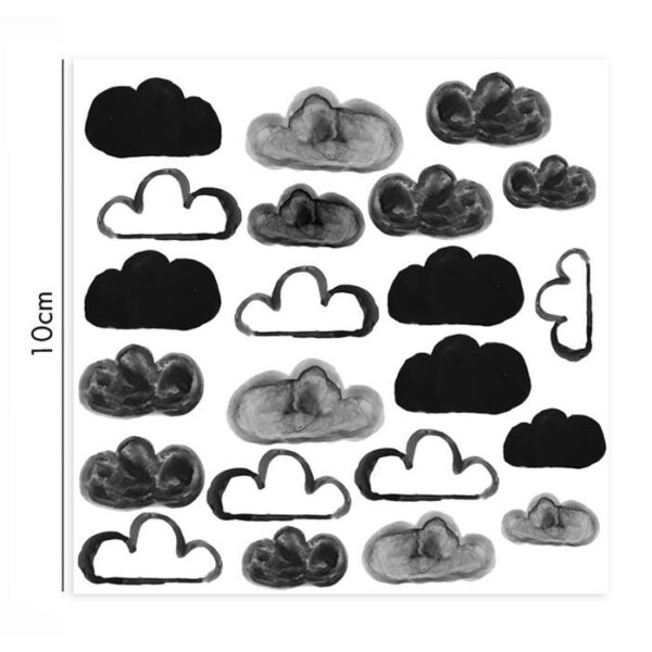 Clouds porcelain stickers nuukk size 2