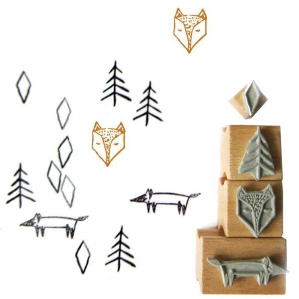 Fox In The Forest Stamps nuukk XS 2
