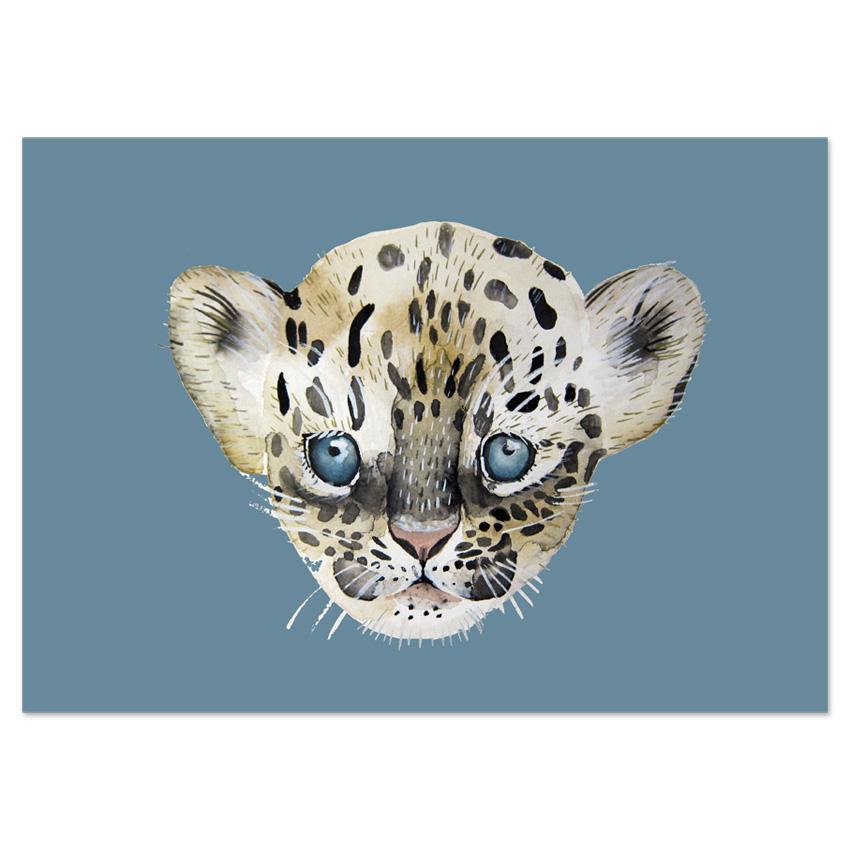 Leopard Illustration A4 XS 2