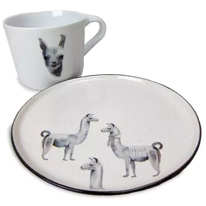 Llama porcelain stickers nuukk XS 2