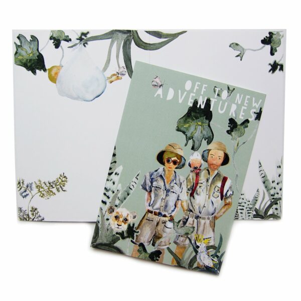 Off To New Adventures Baby Card nuukk XS 2