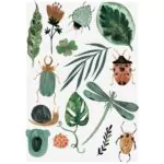 Tattoo Greenery Sheet XS 2