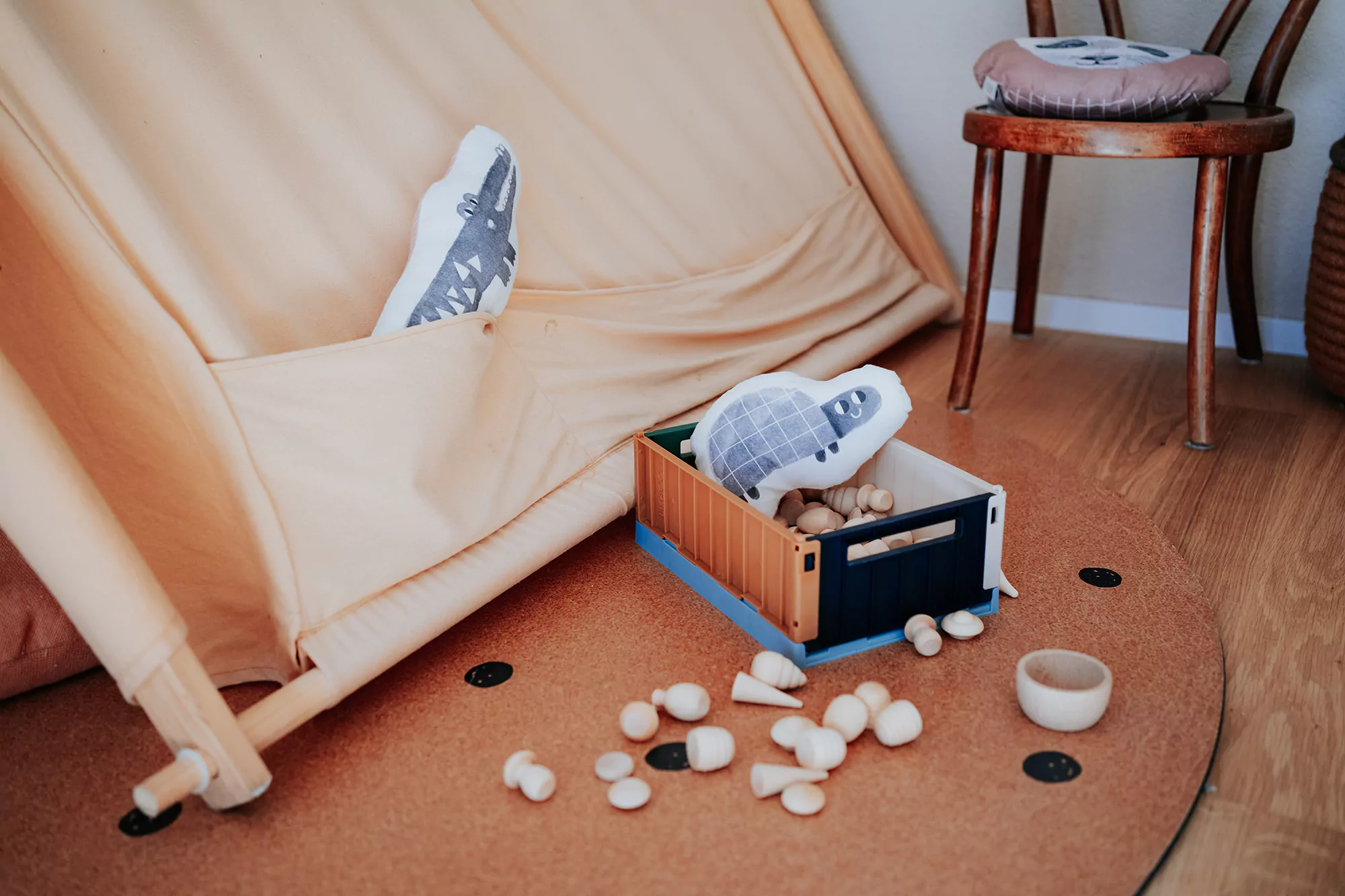 Kuschelkissen “Krokodil” – Bild 5