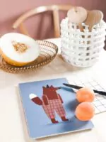 nuukk Schneidebrettchen CuttingBoard Fuchs Grid tiny 2