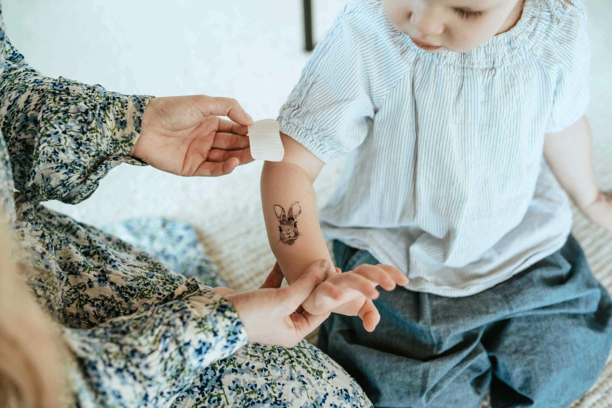 Vegane Kindertattoos “Hasen” • Nuukk
