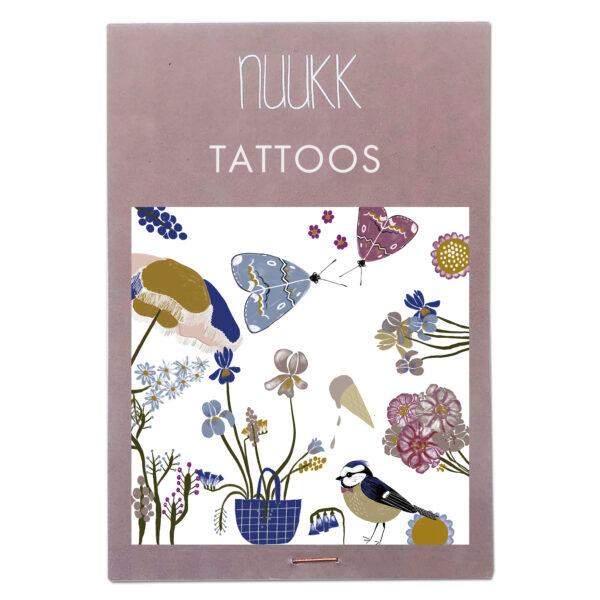 Nuukk kindertattoos temporary tattoos flower bouquet packaging