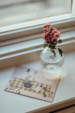 nuukk, Postkarte aus Holzschliffpappe, Sommer, Muttertag, feministische Postkarte