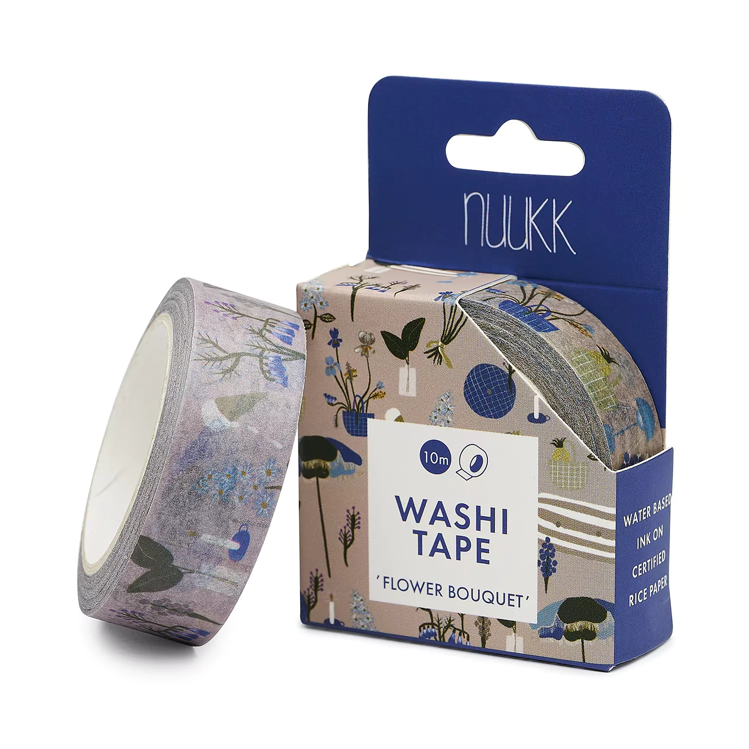 Washi Tape / Klebeband von nuukk, Motive: Sommer, Blumenstrauß, Blumen, Picknick, Blumenwiese