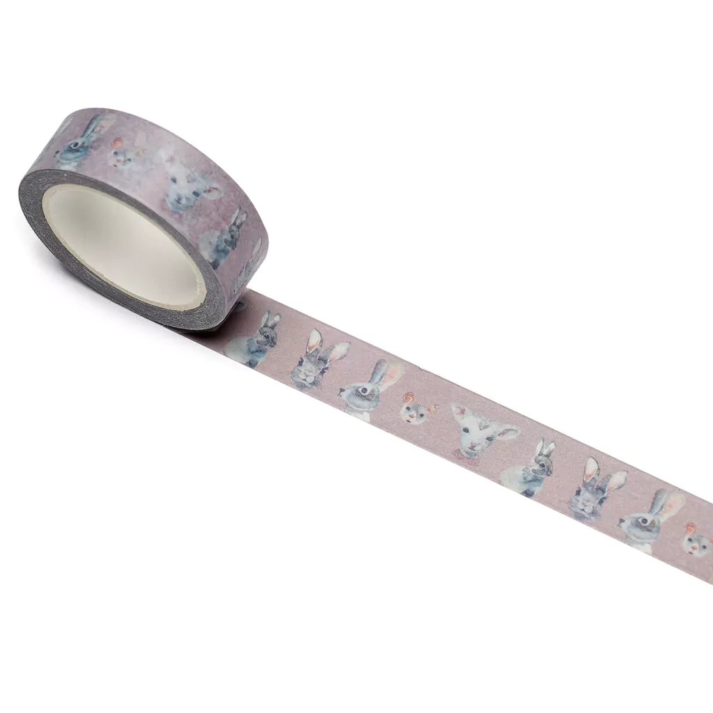 Washi Tape / Klebeband von nuukk, Motive: Hasen, Lamm, Maus
