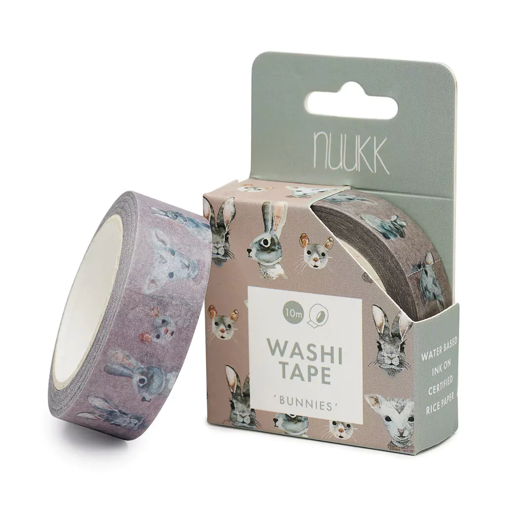 Washi Tape / Klebeband von nuukk, Motive: Frühling, Ostern, Osterhase, Hase, Lamm, Maus, Ostereier verschönern, Osternest