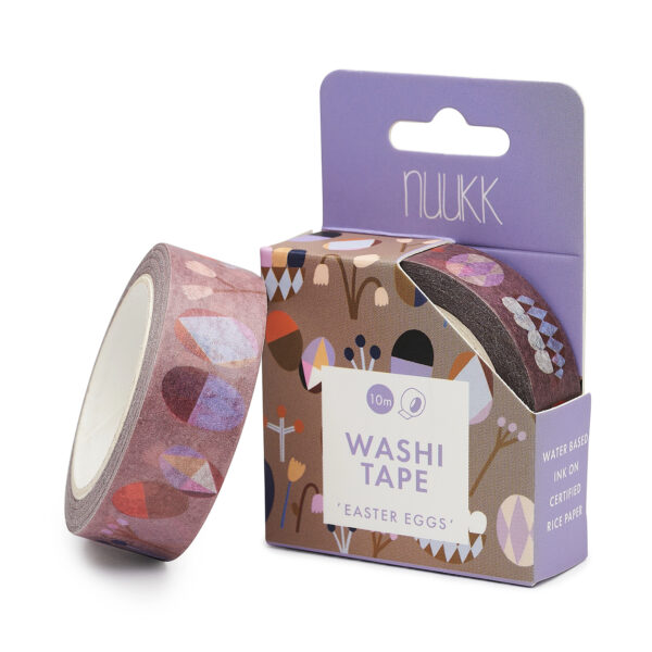 washi tape, klebeband von nuukk, motive: Ostereier, fruehling, tulpen, blumen