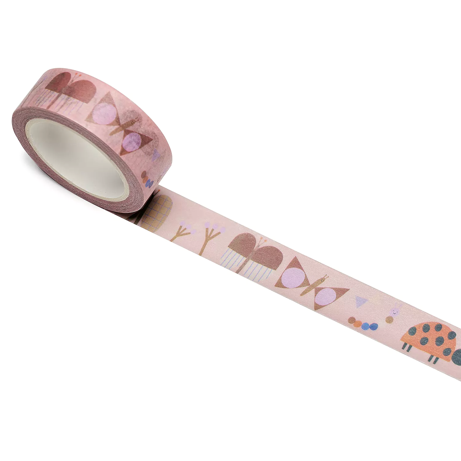 Washi Tape “Marienkäfer” von nuukk mit Illustrationen von Anna Katharina Jansen. Motive: Käfer, Raupe, Schmetterling