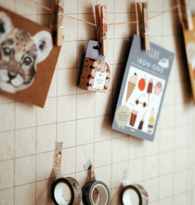 Bilderleiste basteln mit Washi Tape