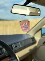 Duftanhänger Popcorn, Duftbaum, Vanilleduft, Raumduft, Auto, WC, Popcorn