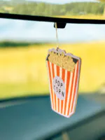 Duftanhänger Popcorn, Duftbaum, Vanilleduft, Raumduft, Auto, WC, Popcorn
