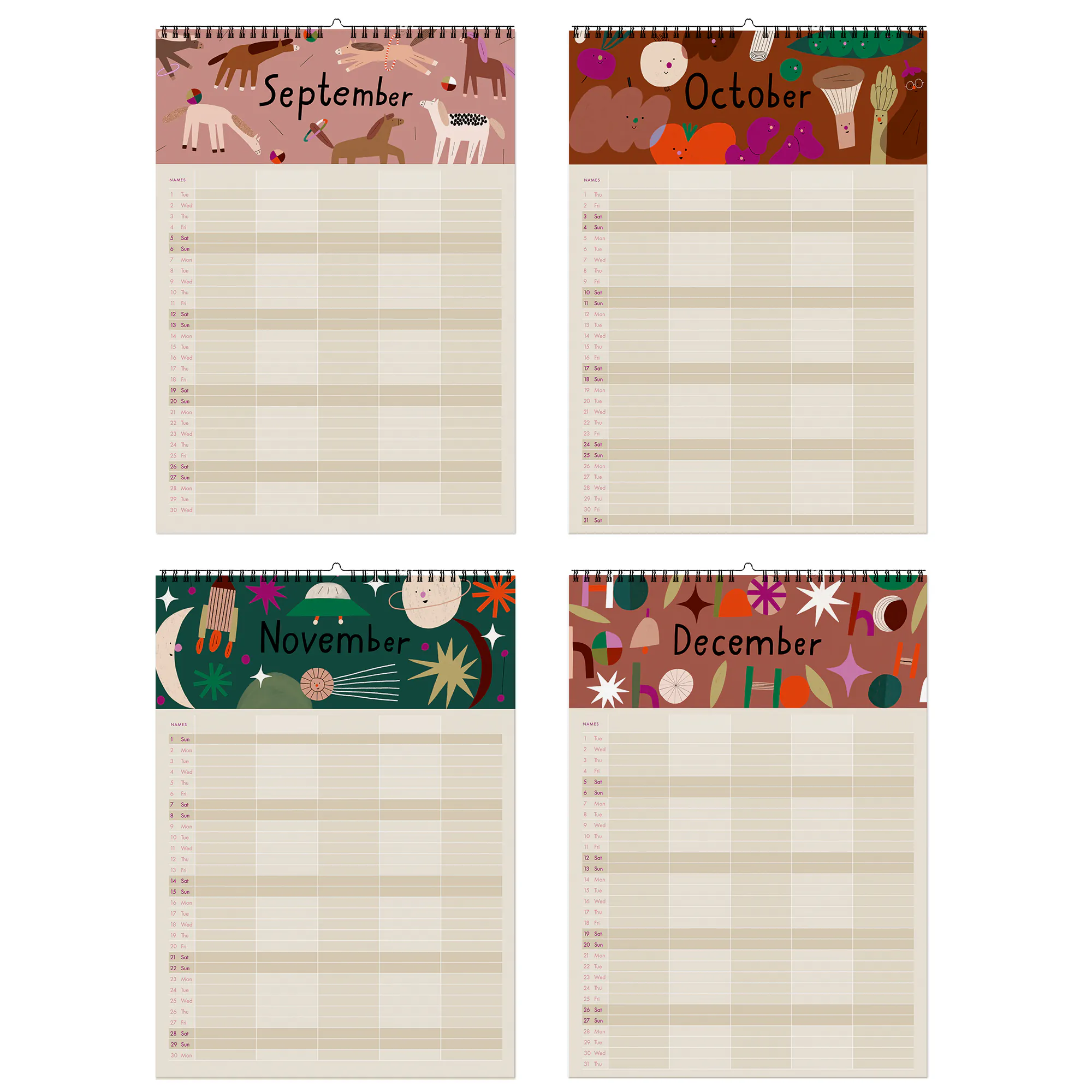 CAL2.19 ponies and picnics Kalenderblatt 5 8 web