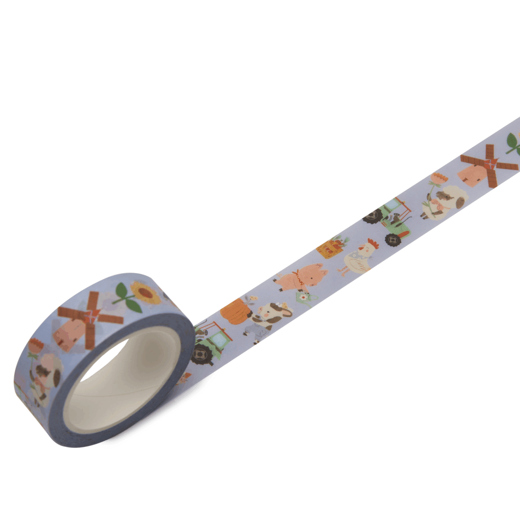 WAS.1.36 washi farm animals nuukk tape web