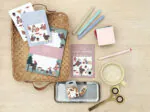 Melinda Berti, Papeterie, Waldbewohner, Waldtiere, Washi Tape, Notizblock, Papiersticker