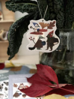 Duftanhänger Beerenduft mit Dachs uns Bär, Duftbaum in hübsch, Duftbaum in cool