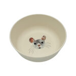 Kinderschüssel Maus, Aquarellzeichnung, rPET lebensittelsicher, LFGB, EU-Standards