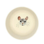 Kinderschüssel Maus, Aquarellzeichnung, rPET lebensittelsicher, LFGB, EU-Standards