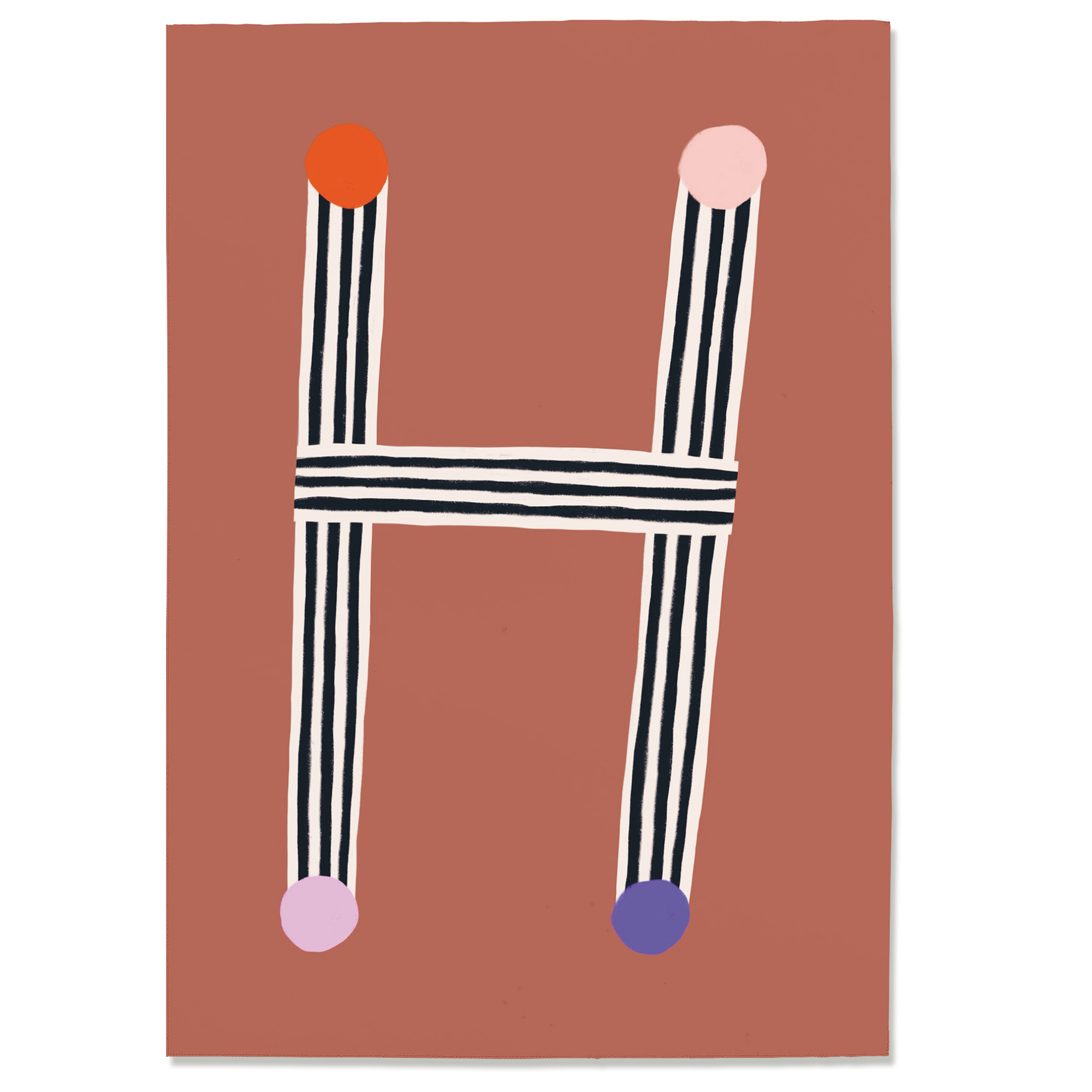Postkarte H, Postkarte Buchstabe H, illustrierte Postkarte mit Buchstabe H, ABC Postkarten, Postkartenset ABC, Buchstabenpostkarten von Anna Katharina Jansen Postkarte H, Postkarte Buchstabe H, illustrierte Postkarte mit Buchstabe H, ABC Postkarten, Postkartenset ABC, Buchstabenpostkarten von Anna Katharina Jansen